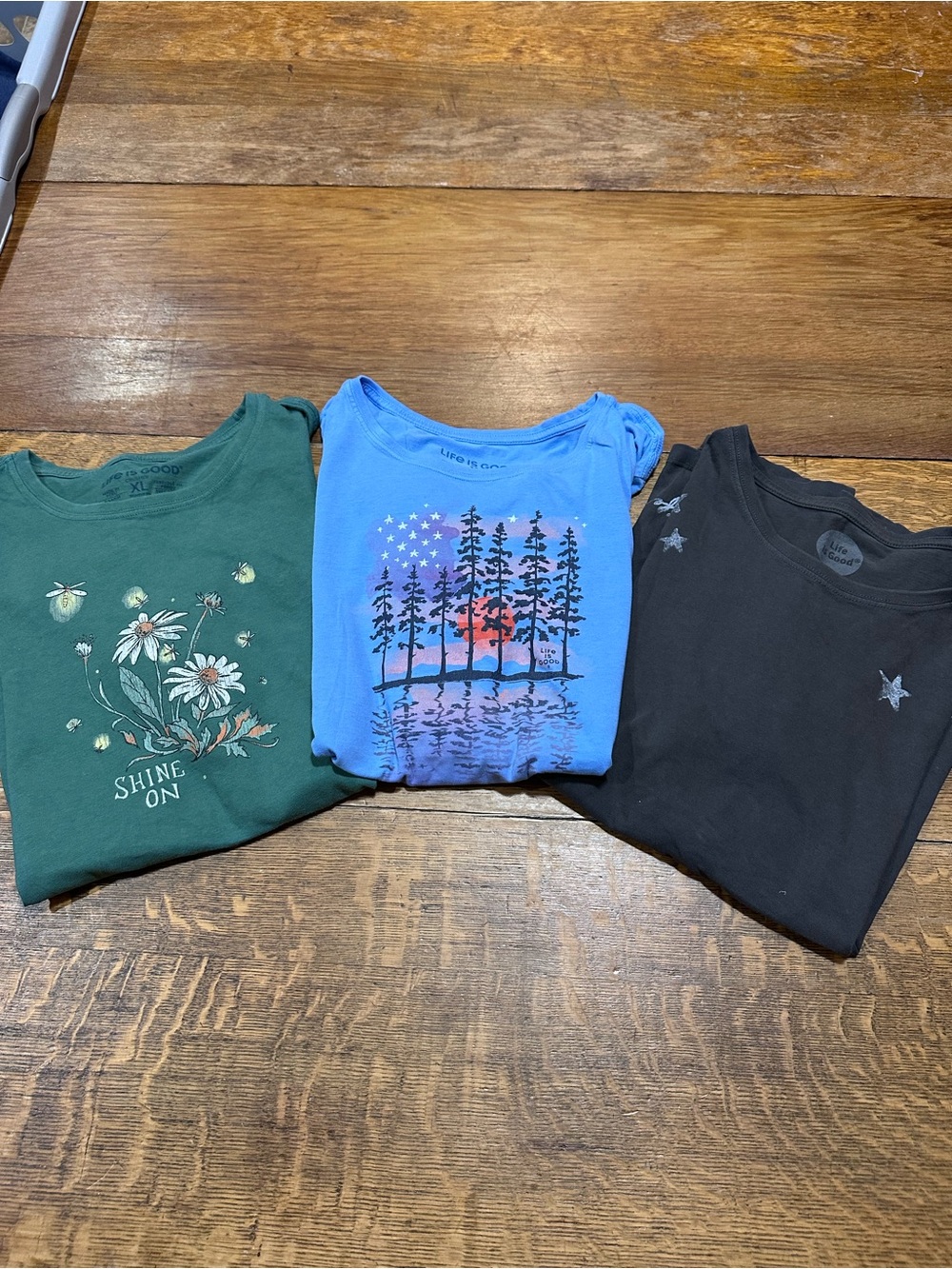 Life Is Good women’s lot of 3 xl crusher T-shirt’s
